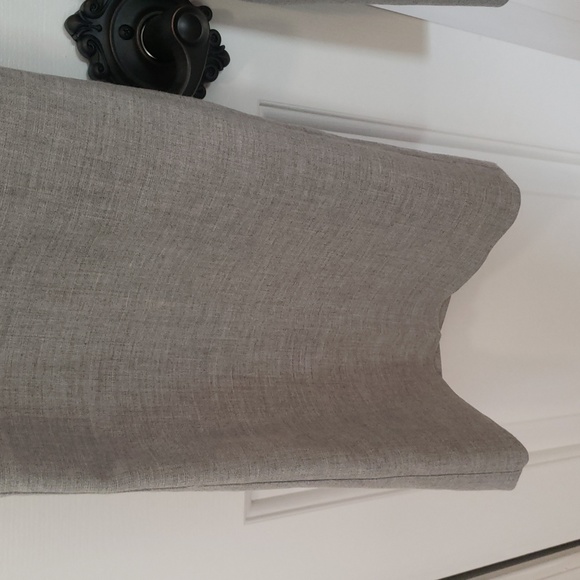 NWT White House black Market Size 14 Grey Flare pants - Picture 4 of 5